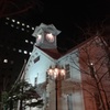 札幌時計台で夜景撮影。