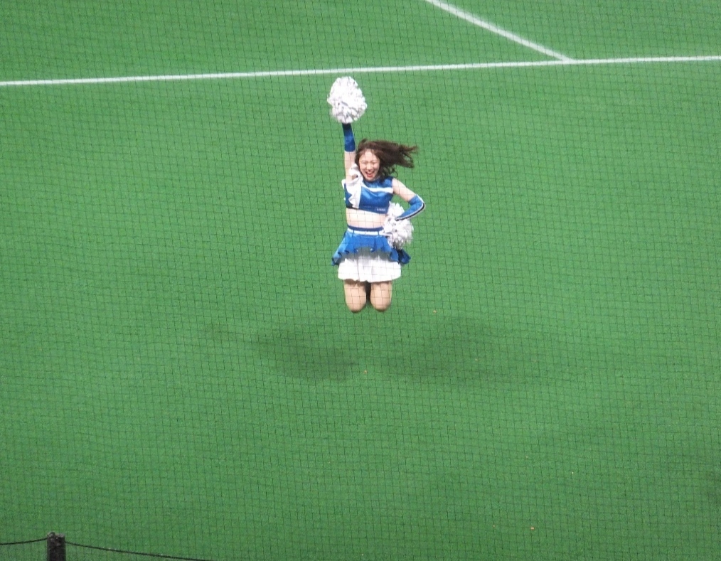 札幌ドームでファイターズの試合観戦