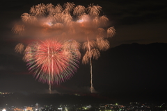 秩父夜祭花火-2(合成)