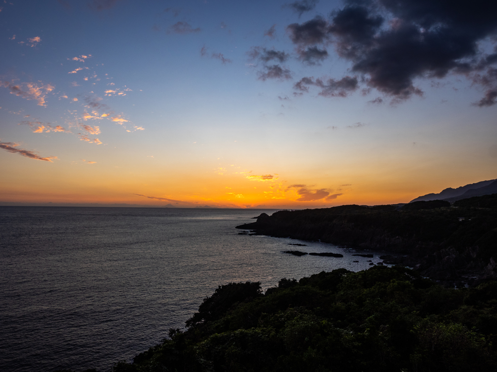 屋久島夕景