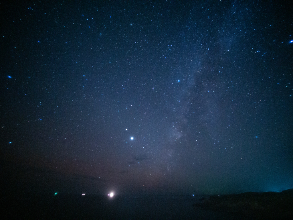 屋久島星景