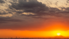 2019年最後の夕焼け