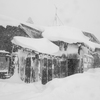 豪雪の温泉宿