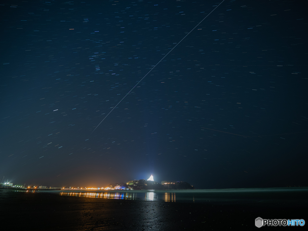 ISSフライパス 2021/02/06 鵠沼海岸・江ノ島