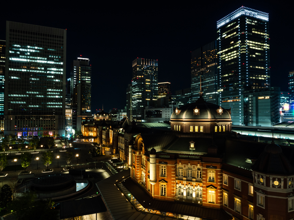 東京駅夜景2