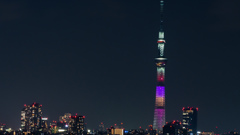 東京スカイツリー ももくろ10周年記念ライティング