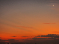 今日の夕焼け