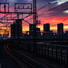 新木場夕景