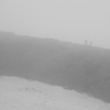 霧の登山道