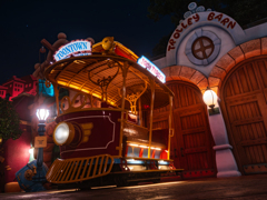 トゥーンタウンの路面電車