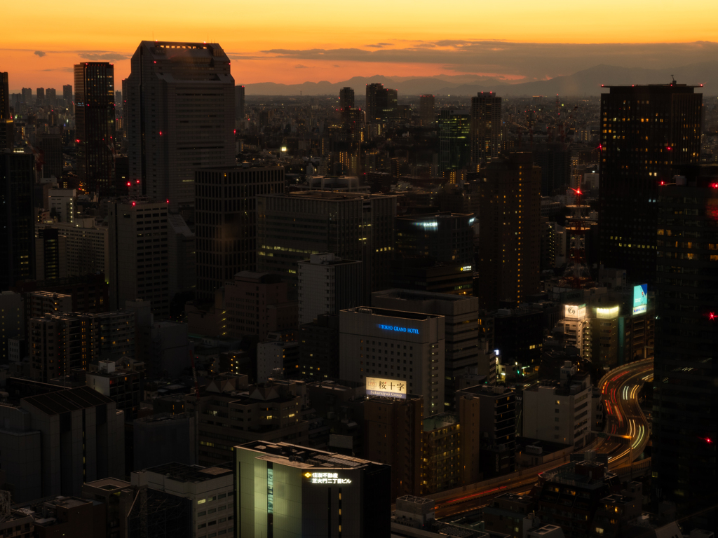 東京夕景 三田ビュー