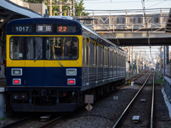 東急多摩川線 1000系 きになる電車 沼部にて