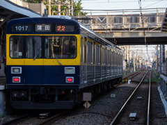 東急多摩川線 1000系 きになる電車 沼部にて