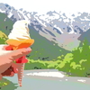 ソフトクリームのCM風