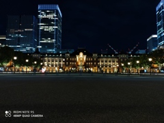 新機材テスト-東京駅丸の内口夜景