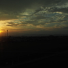夕焼け(東海道新幹線 京都～米原)