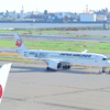 絵画風(日本航空 A350-941 JA02XJ)