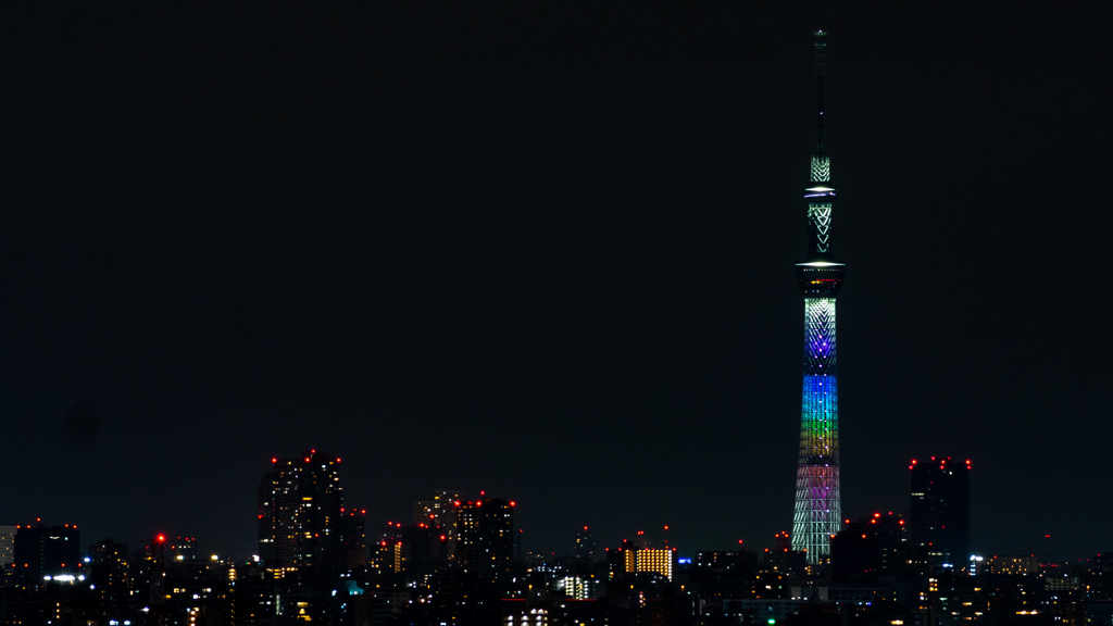 東京スカイツリー7周年ライティング