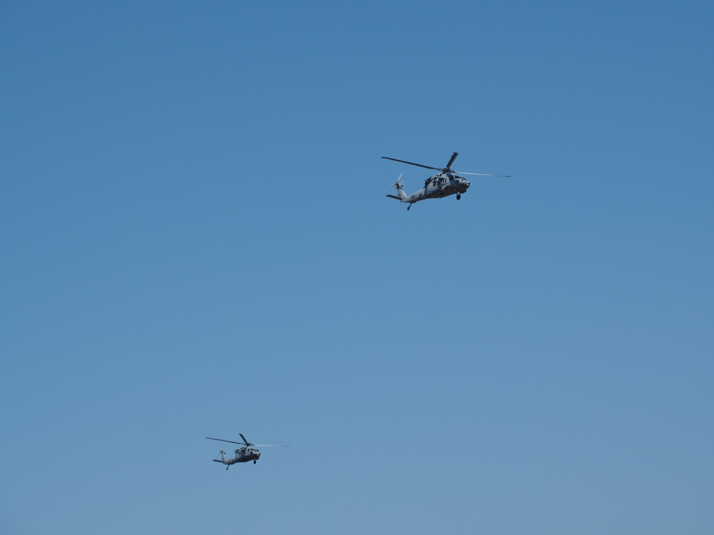 US NAVY UH-60 2機編隊(浦安市総合公園)