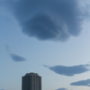 不思議な形の雲
