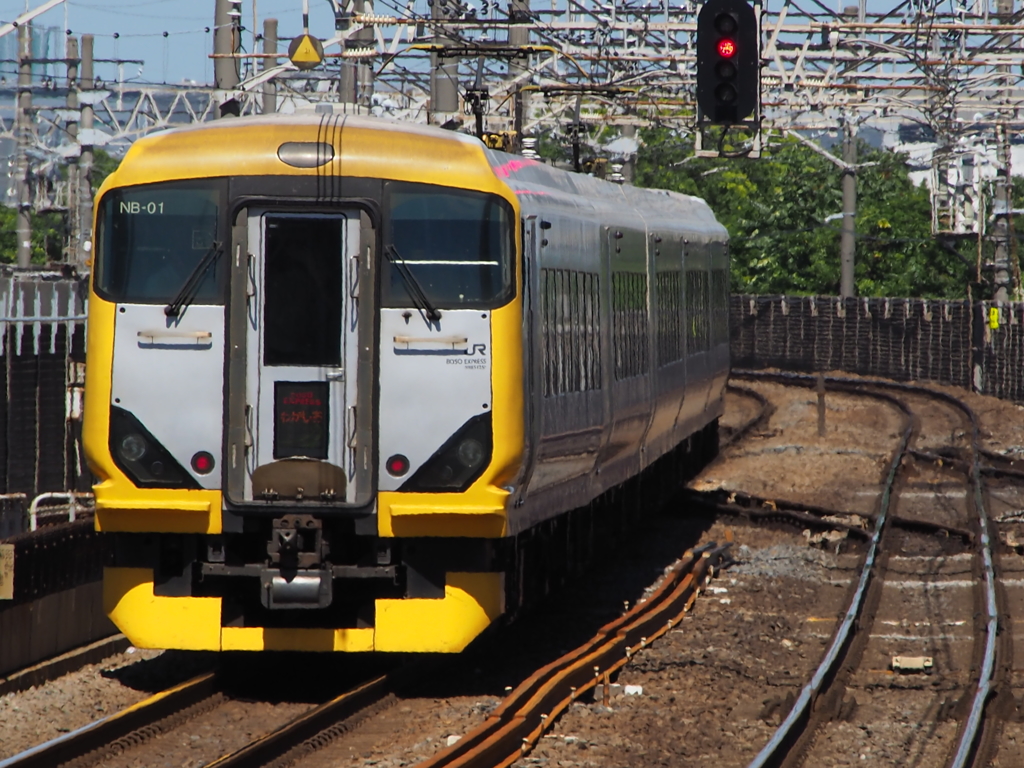 京葉線 特急わかしお E257系500番台(新浦安)
