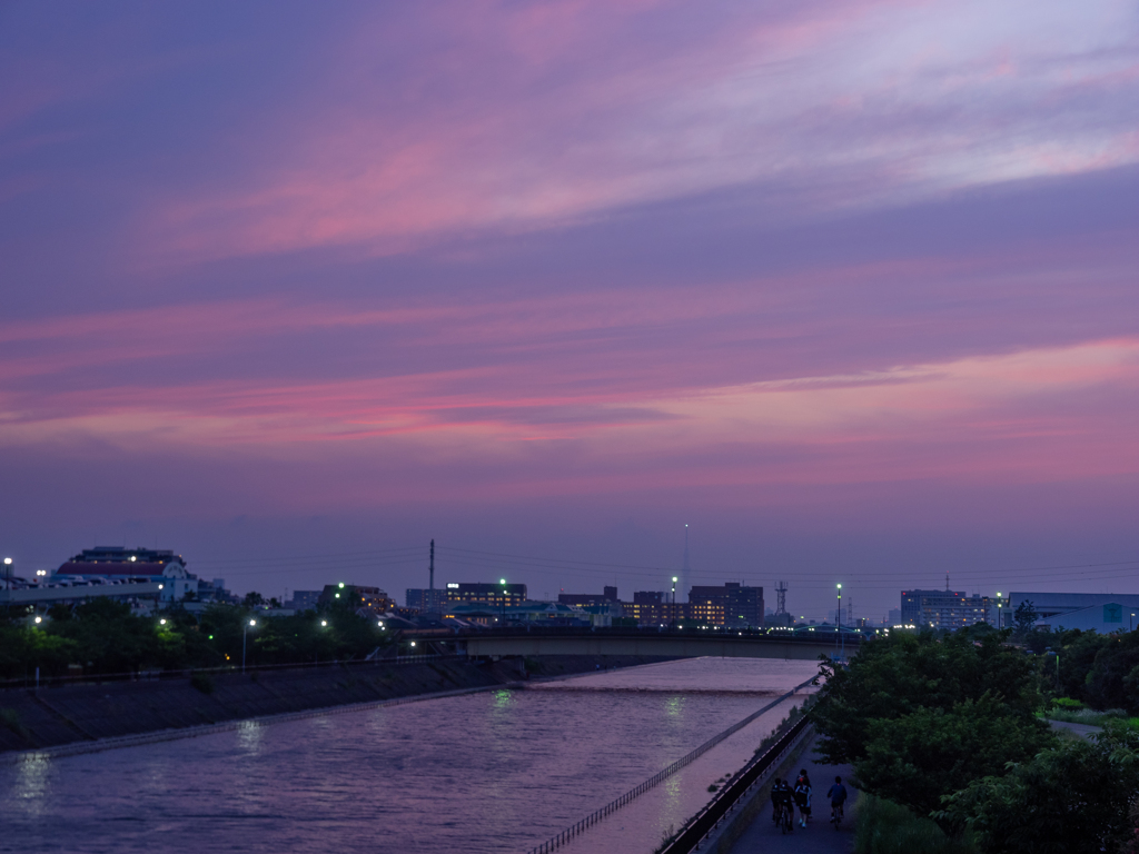 浦安夕景 境川マジックアワー By くるるぐんそー Id 写真共有サイト Photohito