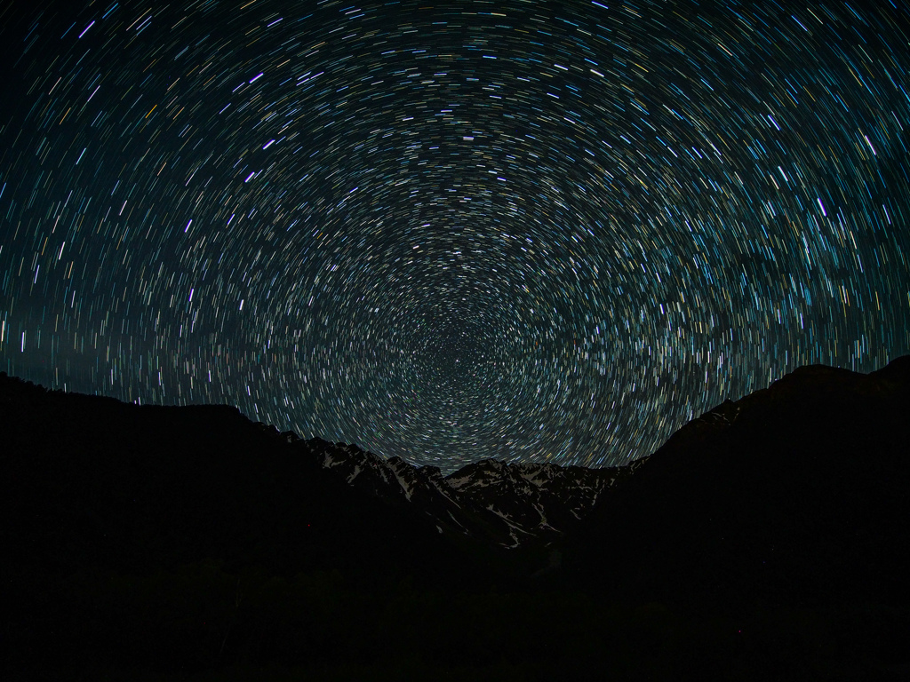 上高地ぐるぐる星景