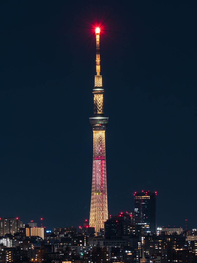 東京スカイツリー バレンタインライティング