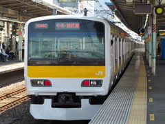 E231系500番台 中央総武各駅停車 黄色の山手線(高円寺)