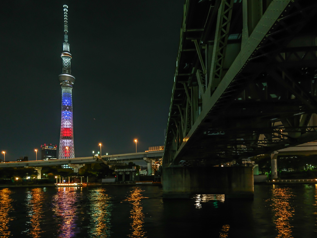 TokyoSkyTree U.S.A Flag ver