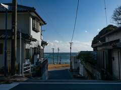 海の見える町