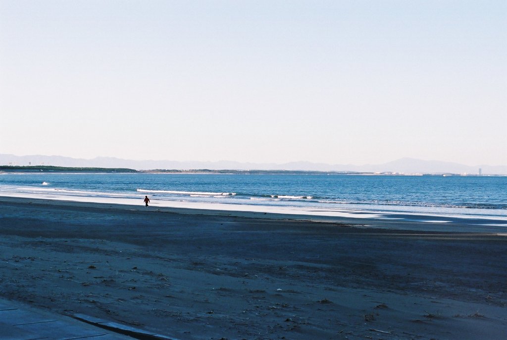 海岸を歩く