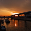 夕暮れ
