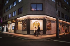 On the corner 