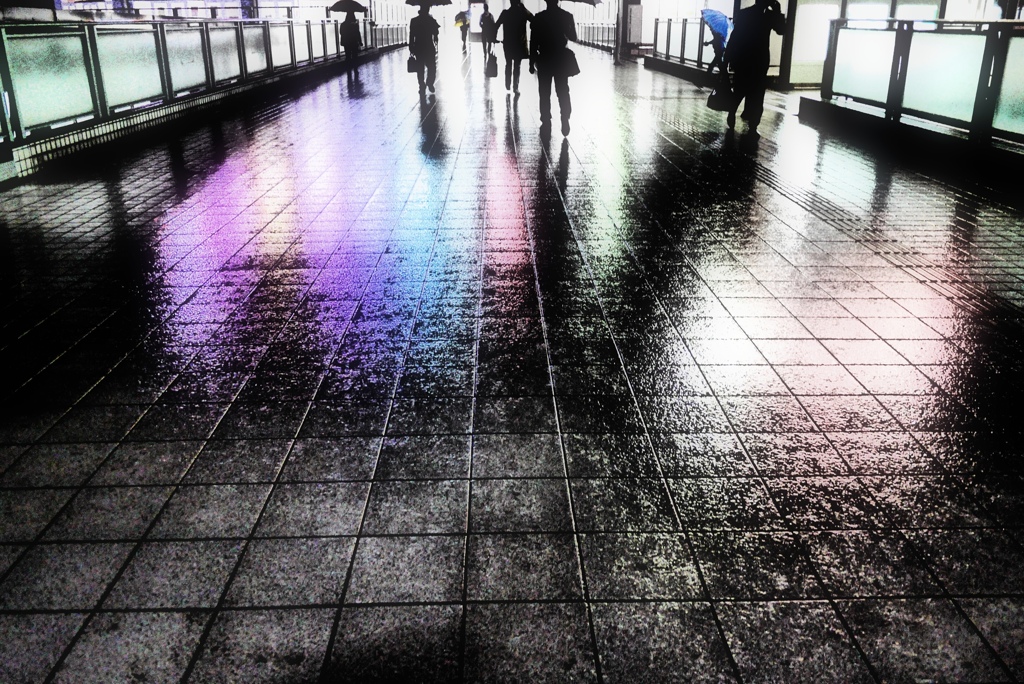 帰路につく