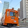 路面電車が走る街