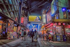 繁華街
