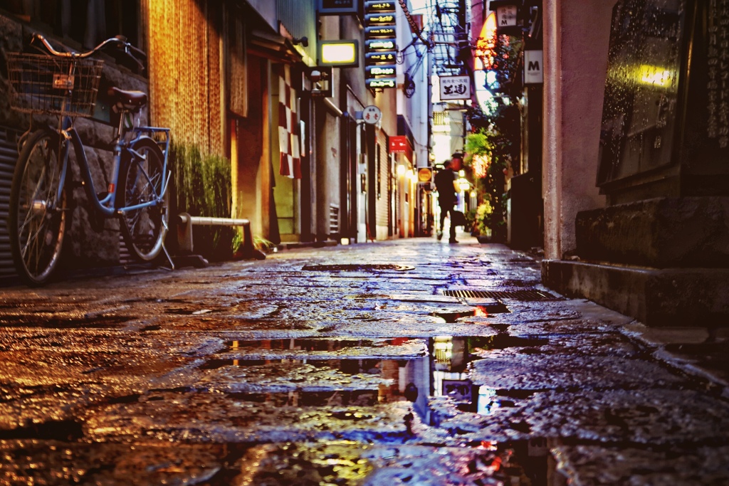 冬の打ち水