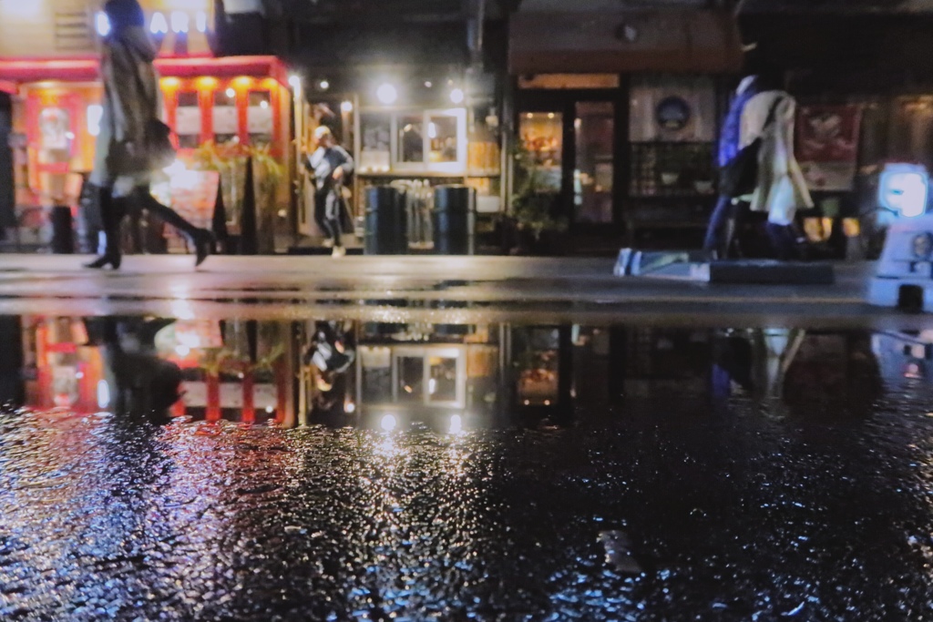 冷たい雨