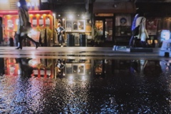 冷たい雨