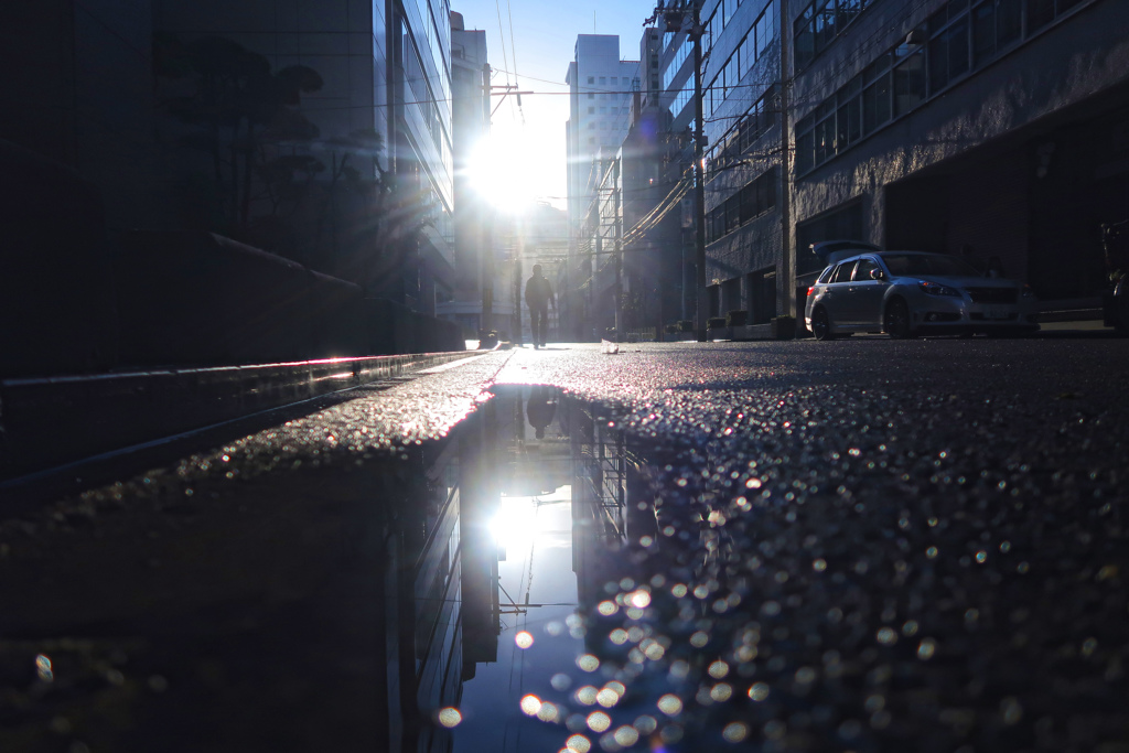 A man in the Sun