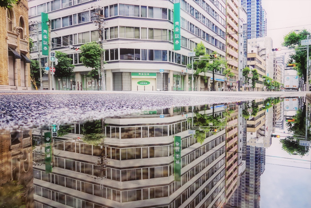 厳戒態勢の朝