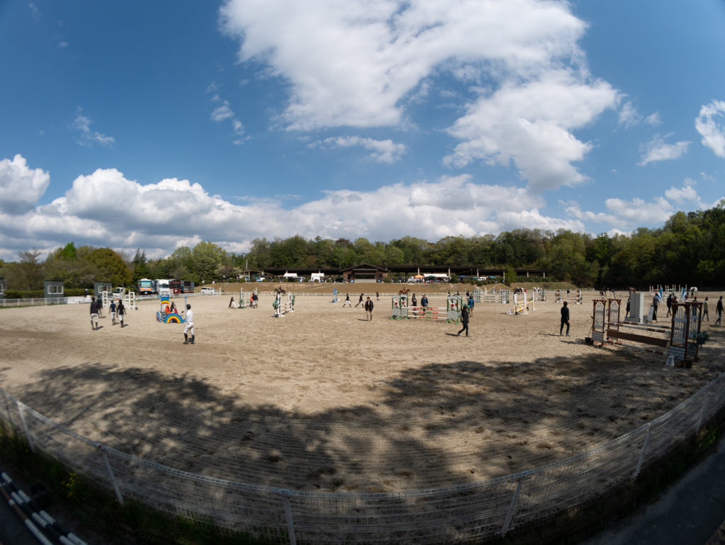 競技準備中