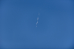 飛行機雲出始め