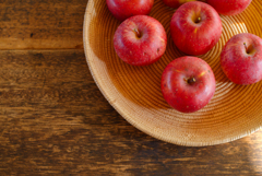 自家栽培ふじりんご