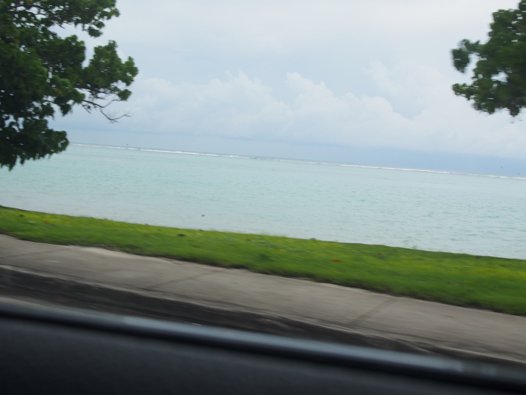 GUAM was calm down 