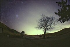 夜の曽爾高原