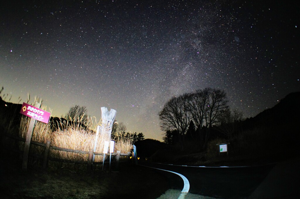 夜の砥峰高原
