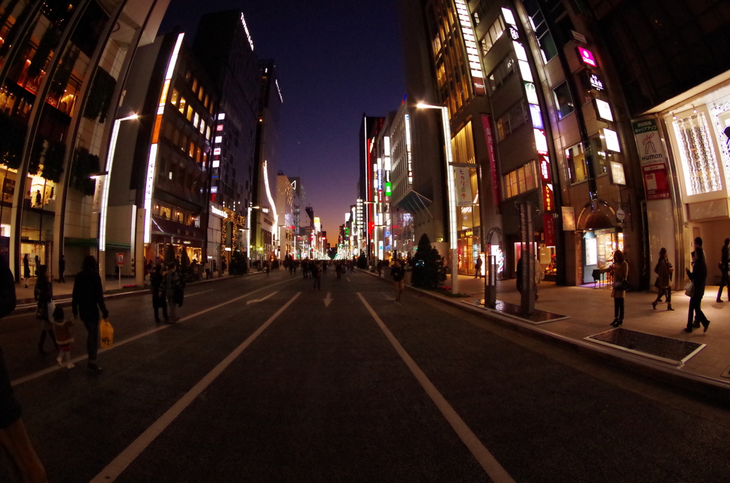 銀座の街並み