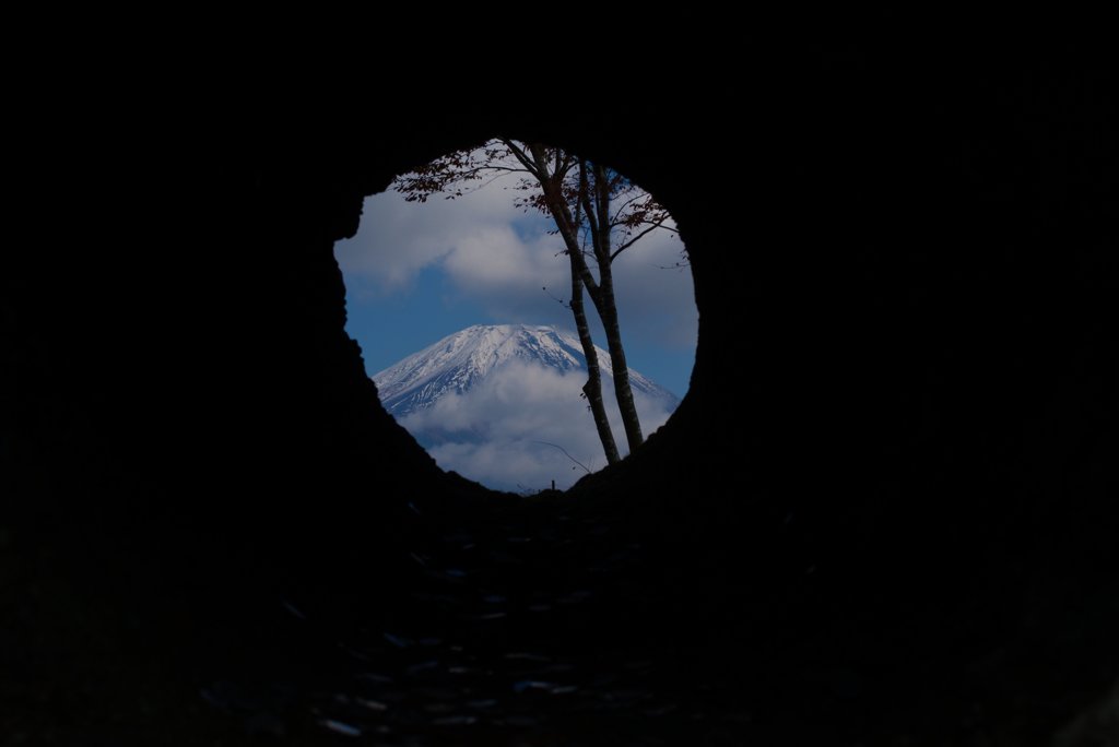 富士山を覗く